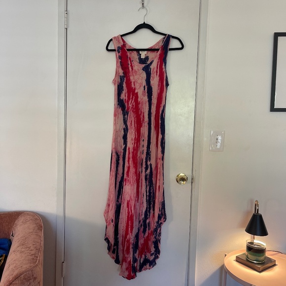 Sand & Spirit Tie Dyed Maxi Dress Size XL - Picture 1 of 4